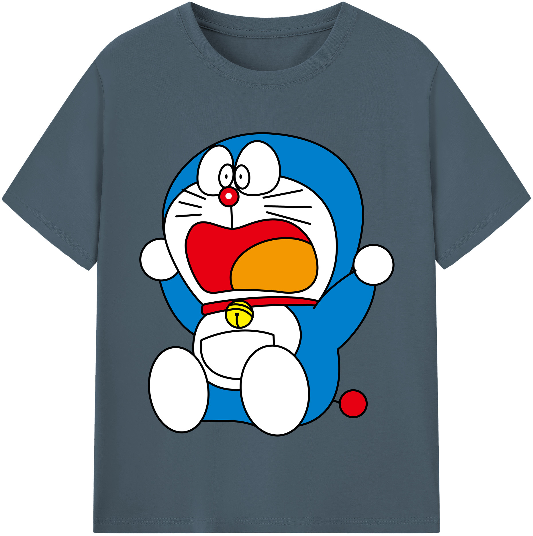 （画像用） ドラえもん Doraemon 綿100％半袖Tシャツ（フロントプリント）